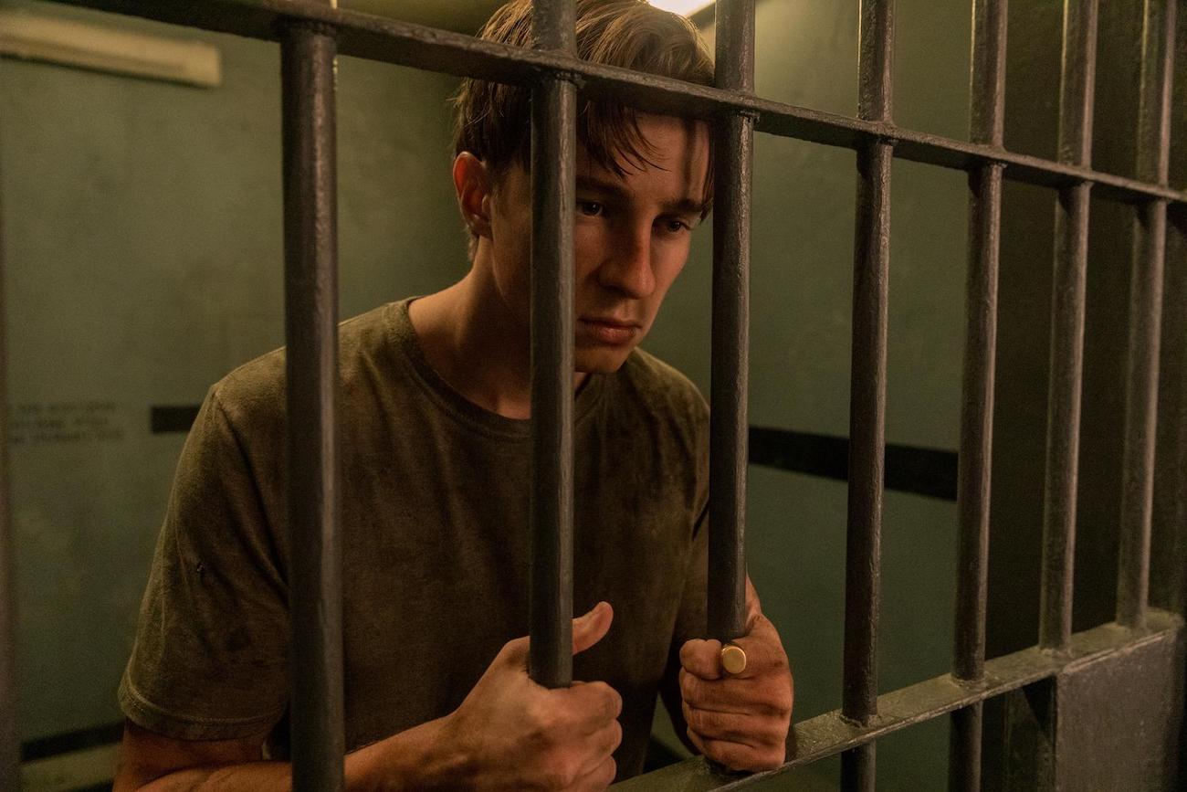 Rafe (Drew Starkey) in jail in 'Outer Banks'