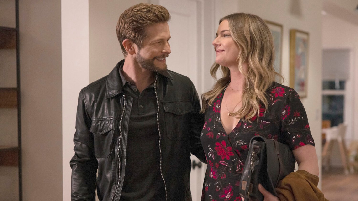 Matt Czuchry as Conrad Hawkins and Emily VanCamp as Nic Nevin in The Resident Season 5 finale.