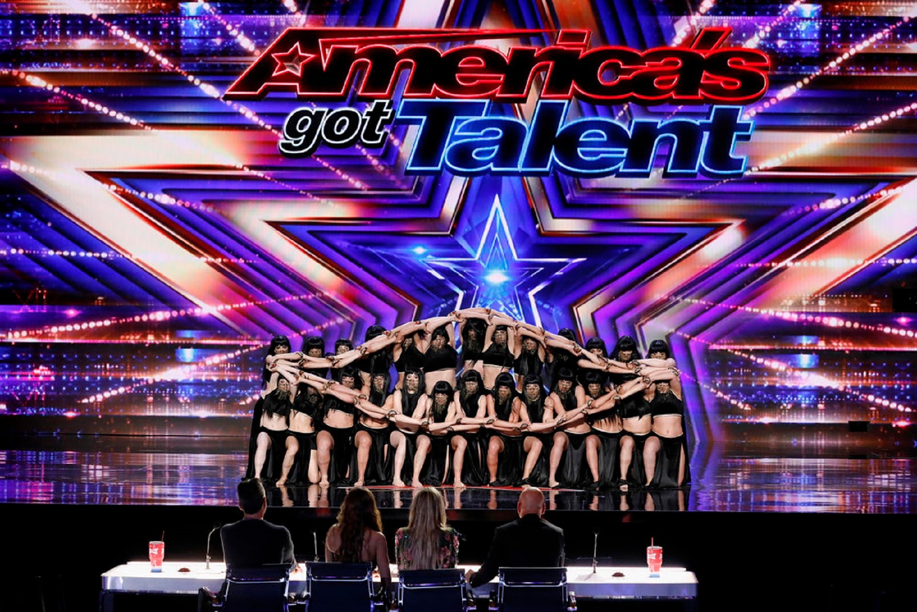'AGT' Season 17: The Mayyas dance group peforms on stage and wins the golden buzzer from Sofia Vergara