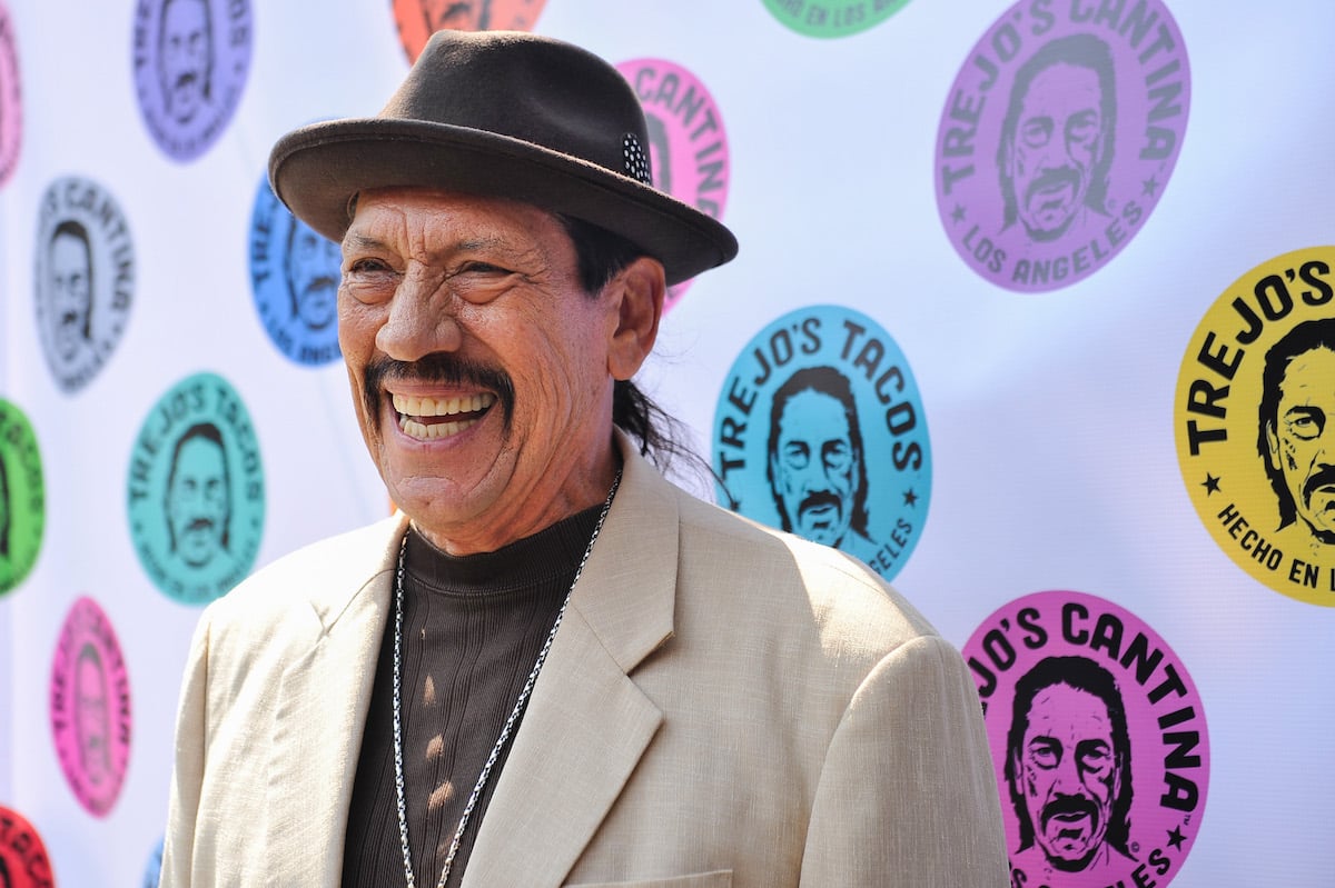 Actor Danny Trejo attends Trejo's Cantina Pasadena one-year anniversary ribbon cutting ceremony at Trejo's Tacos