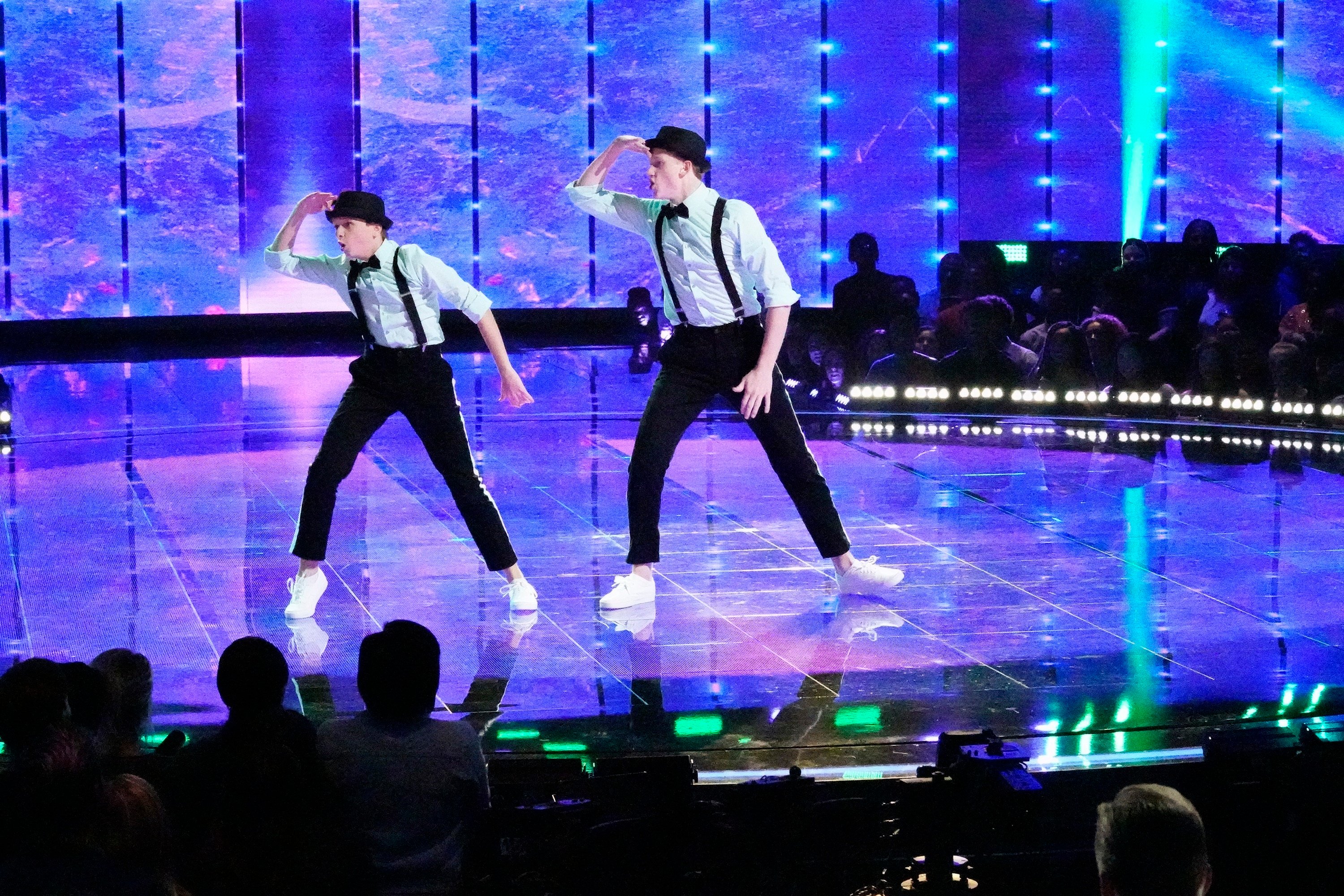 'World of Dance' contestants Funkanometry dancing on stage