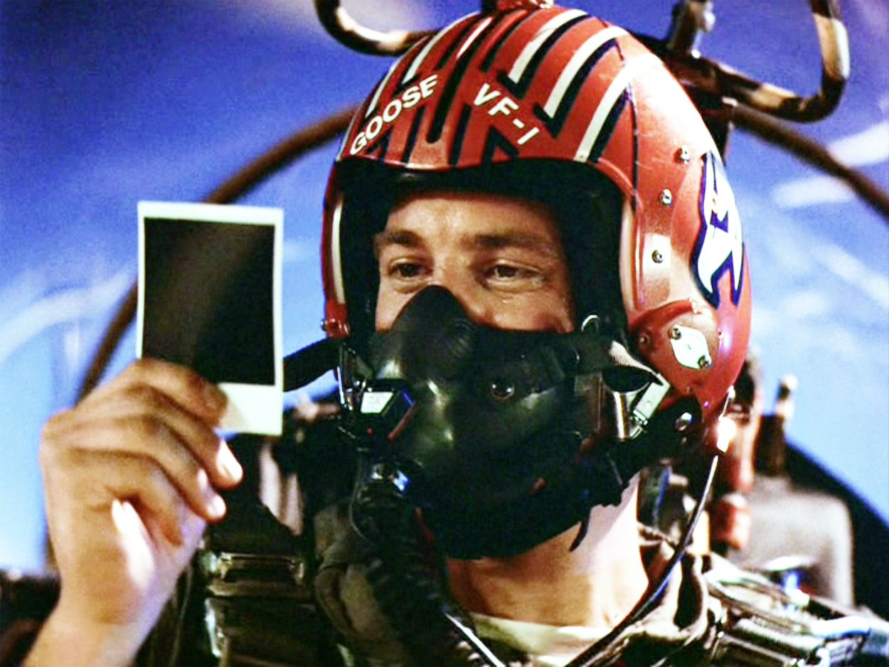 Anthony Edwards as Lt. Nick "Goose" Bradshaw in 'Top Gun.' Edwards was blown away by 'Top Gun: Maverick,' including how much Goose is in the film despite the actor not appearing on screen.