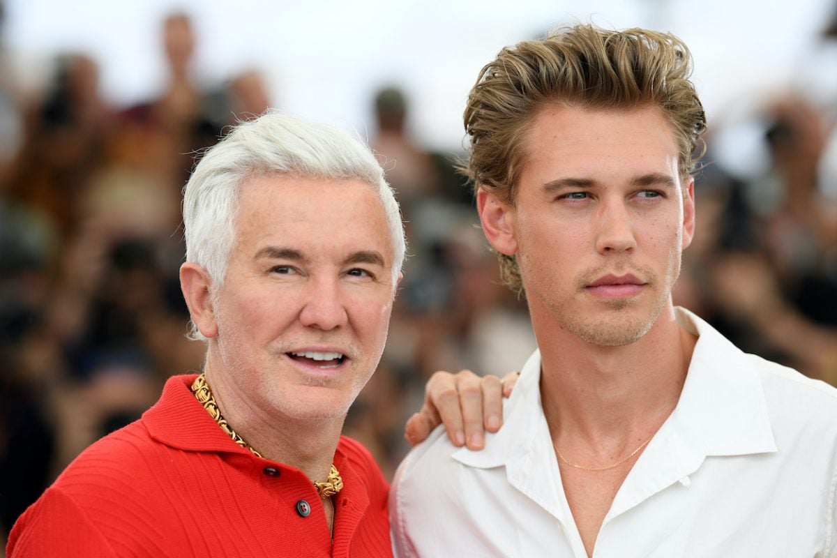 Baz Luhrmann (left) and Austin Butler at the 2022 Cannes Film Festival. Butler's 'Elvis' bathrobe audition tape led director Luhrmann to wonder if the actor was having a breakdown.