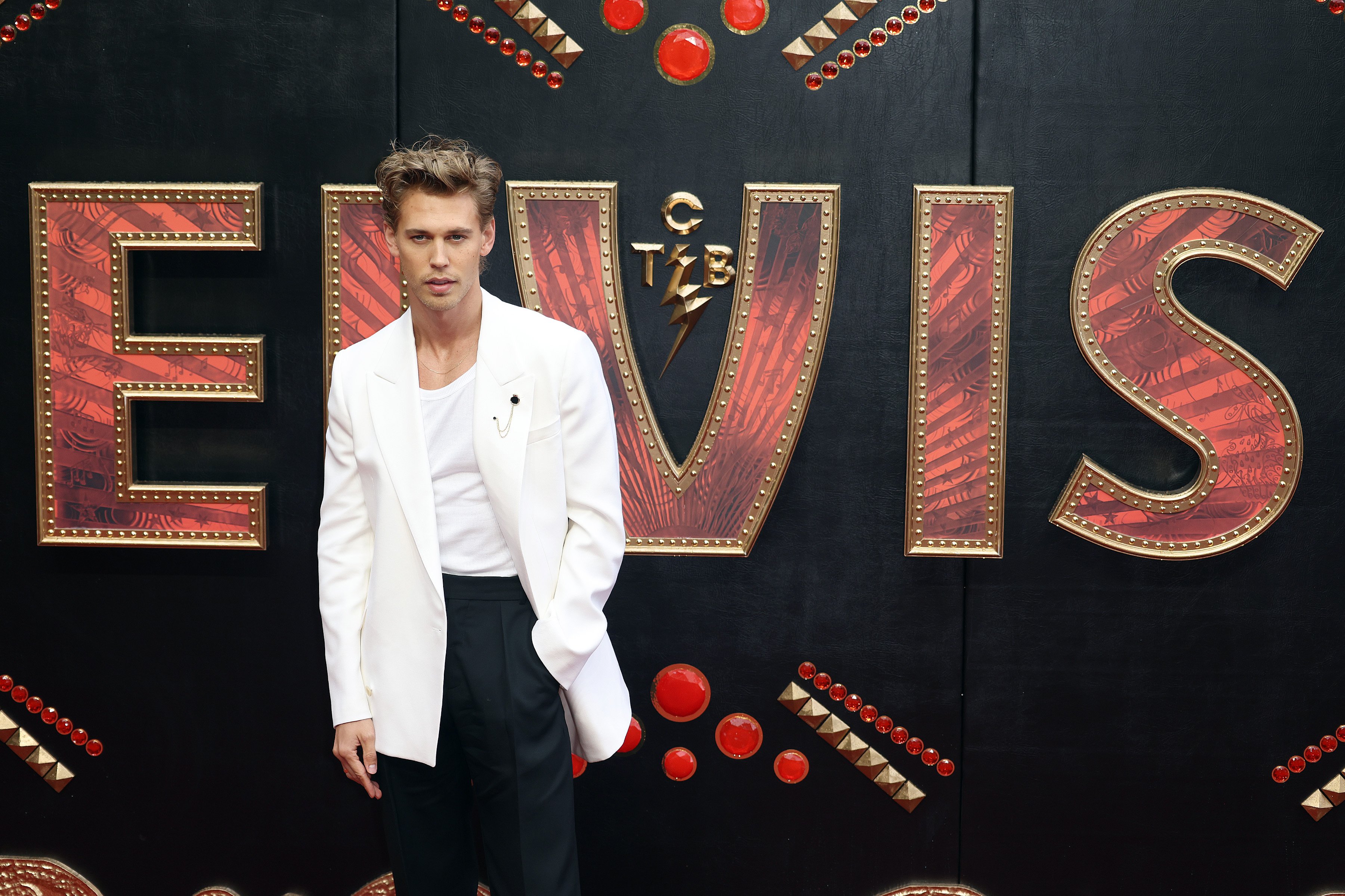 Austin Butler attends a UK special screening for Elvis in London