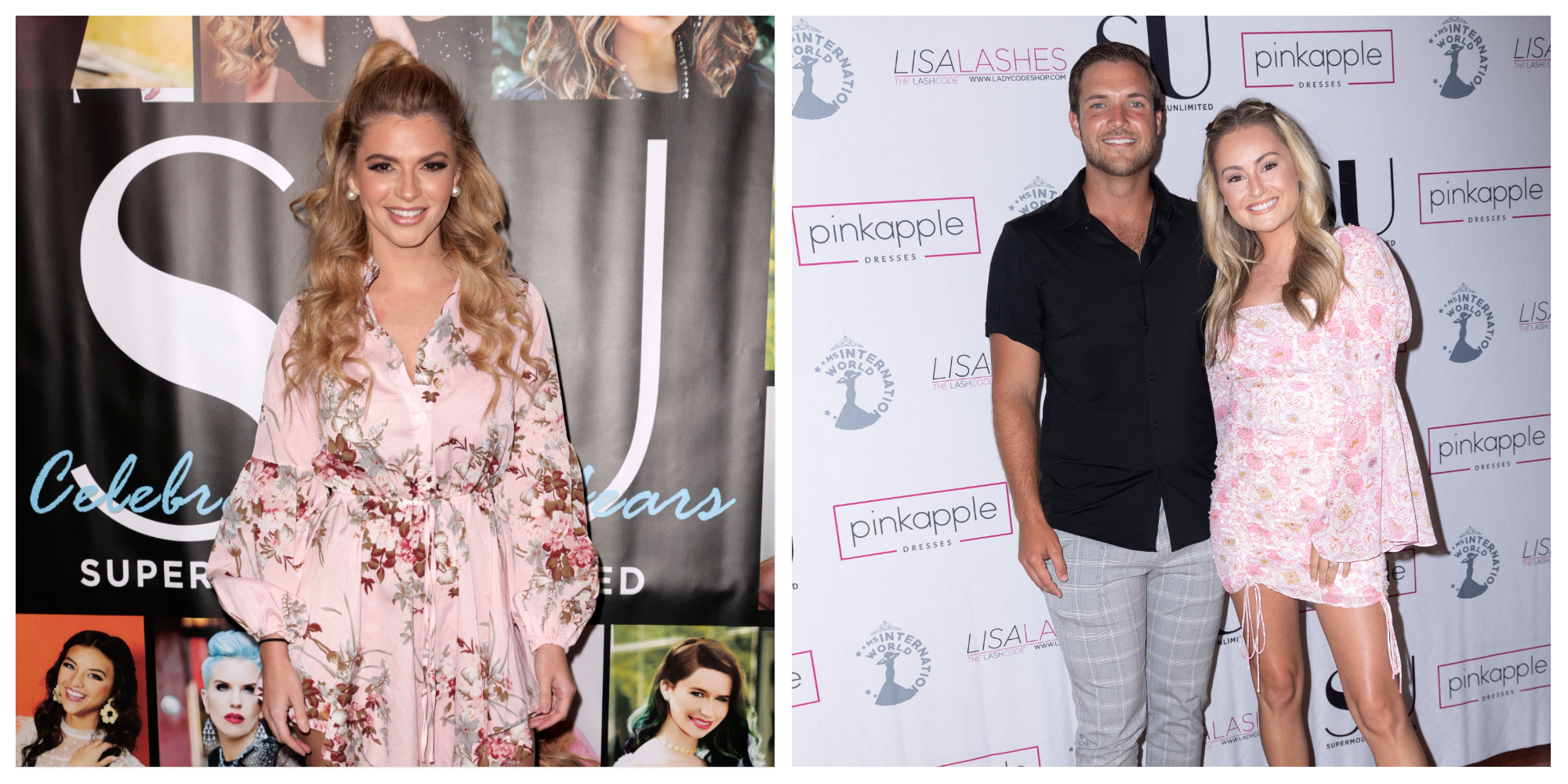 Kasey Cohen from 'Below Deck Med' poses for a photo at last year's Supermodels Unlimited Magazine event. Jordan Kimball and Christina Kimball from 'The Bachelorette' pose for photo at 2022 Supermodels Unlimited Magazine event. 