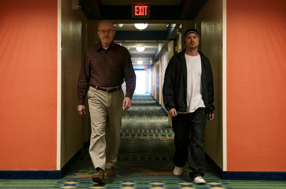 'Better Call Saul' Season 6: Bryan Cranston and Aaron Paul, seen walking down a hallway in 'El Camino,' will return more than once