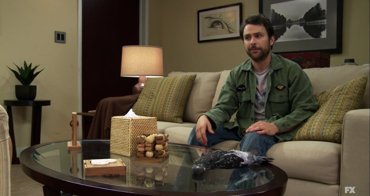 Charlie Day plays his character Charlie Kelly on 'It's Always Sunny in Philadelphia' in the episode, 'The Gang Gets Analyzed' on FX.