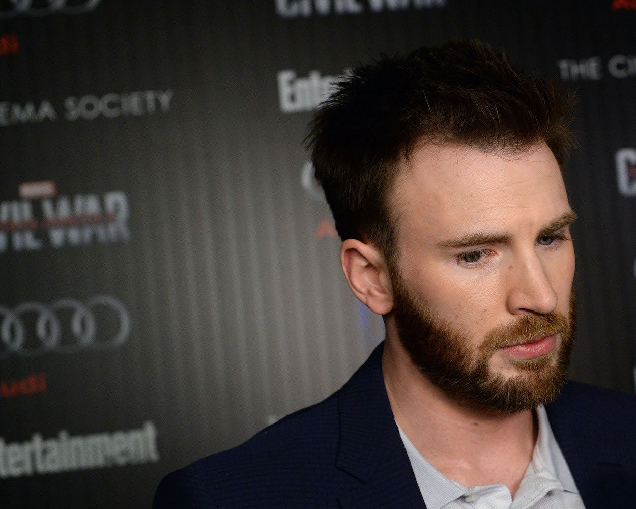 Chris Evans attends a screening of Marvel's 'Captain America: Civil War' in 2016, which was not one of the Evans movies with the worst opening weekends.