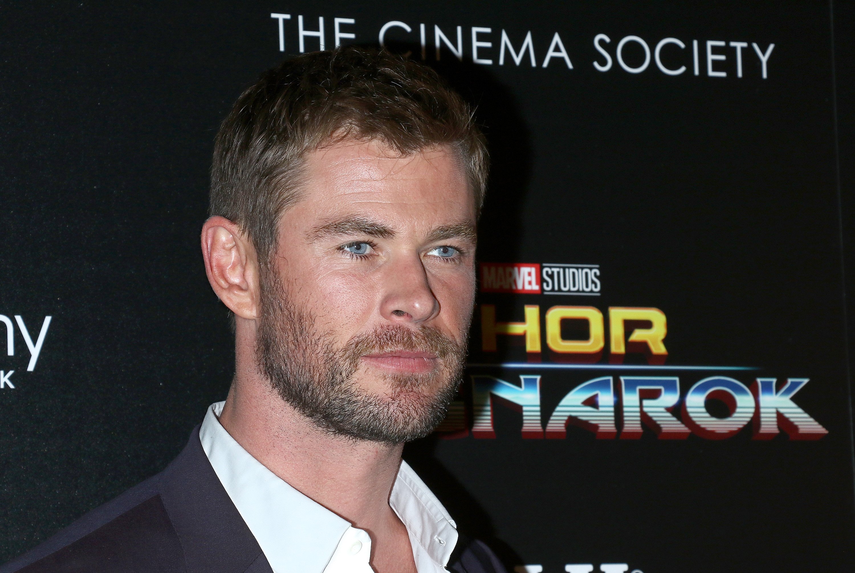Star Trek actor Chris Hemsworth attends The Cinema Society screening of Thor: Ragnarok