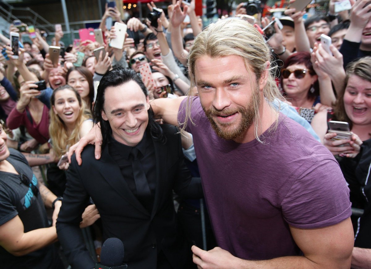 Chris Hemsworth and Tom Hiddleston Thor: Ragnarok