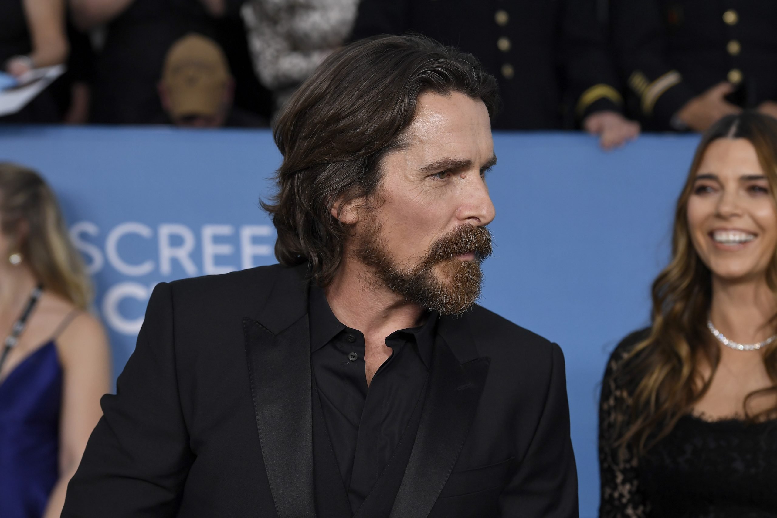 Christian Bale, who plays Gorr the God Butcher in Thor: Love and Thunder, attends the 26th annual Screen Actor Guild Awards