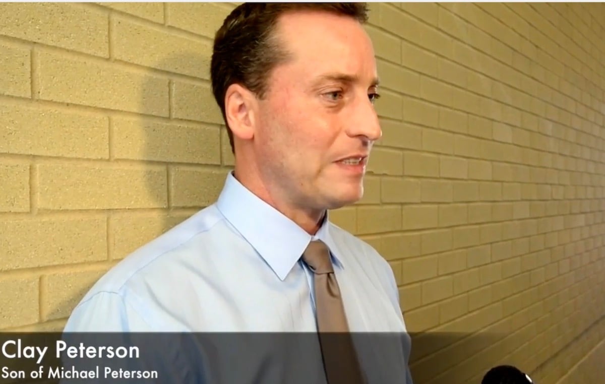 Clayton Peterson speaks with a North Carolina reporter in 2016