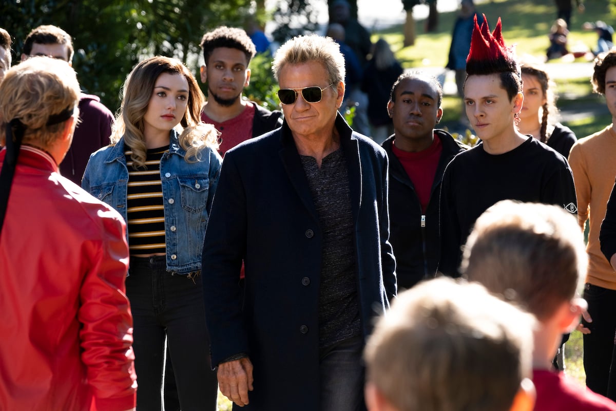 'Cobra Kai': Martin Kove stands between Peyton List and Jacob Bertrand