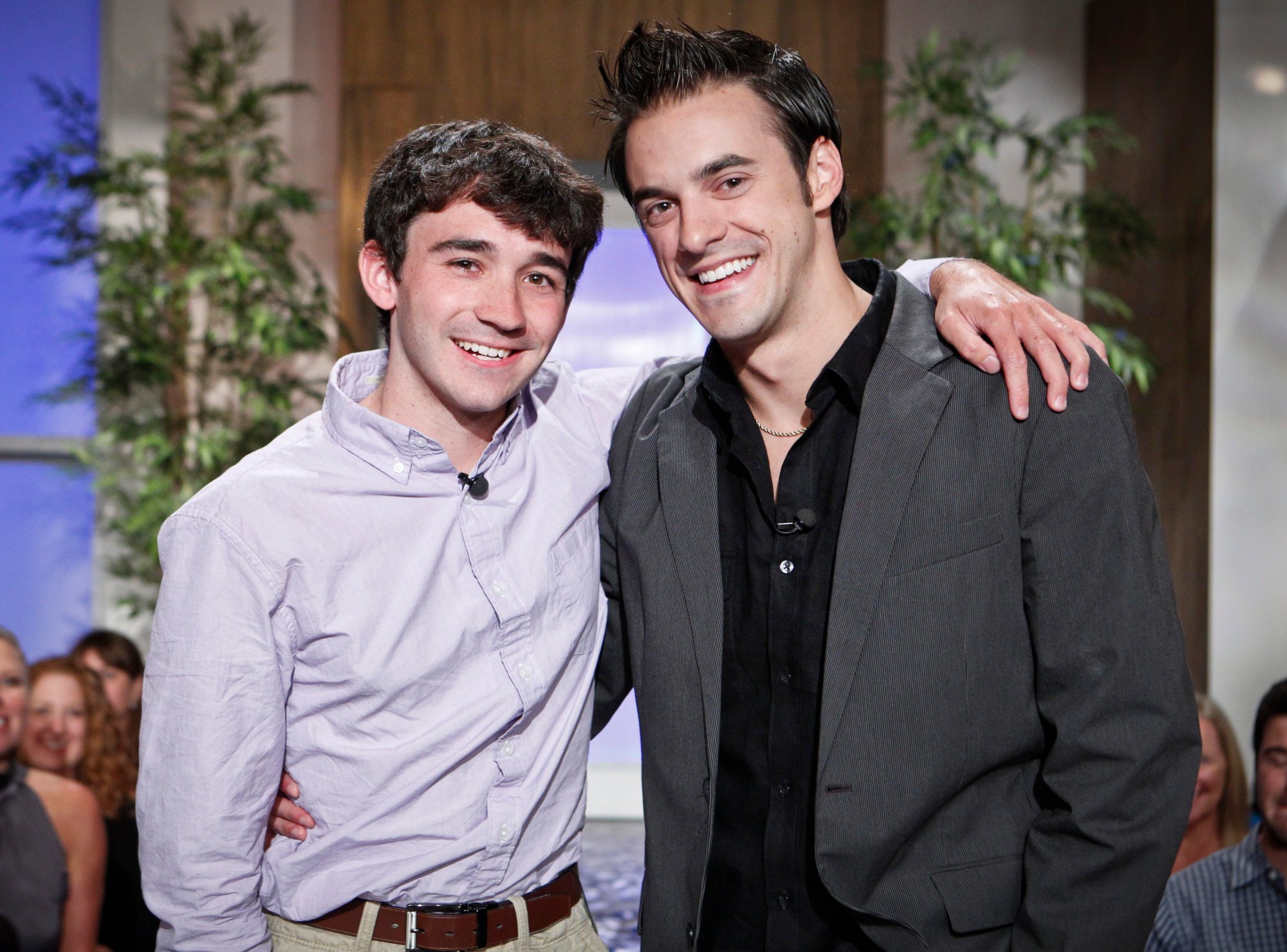 Ian Terry and Dan Gheesling, who played together on 'Big Brother' Season 14, pose for a picture together.