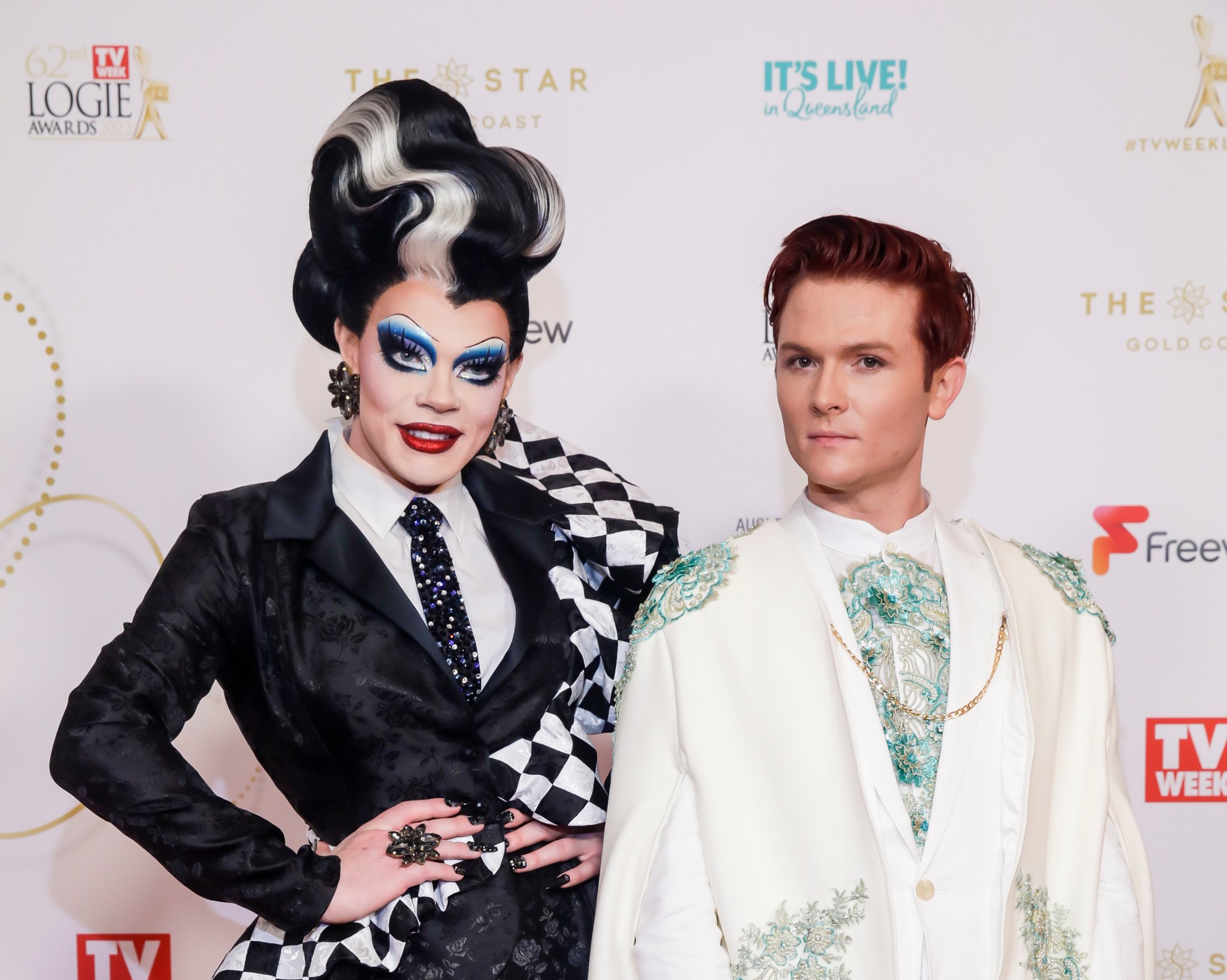 'Drag Race Down Under's Art Simone and Rhys Nicholson