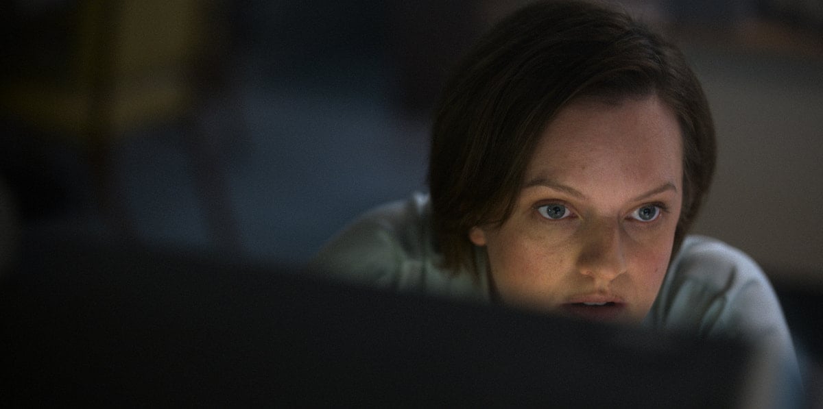 Elisabeth Moss, in 'Shining Girls', looks on