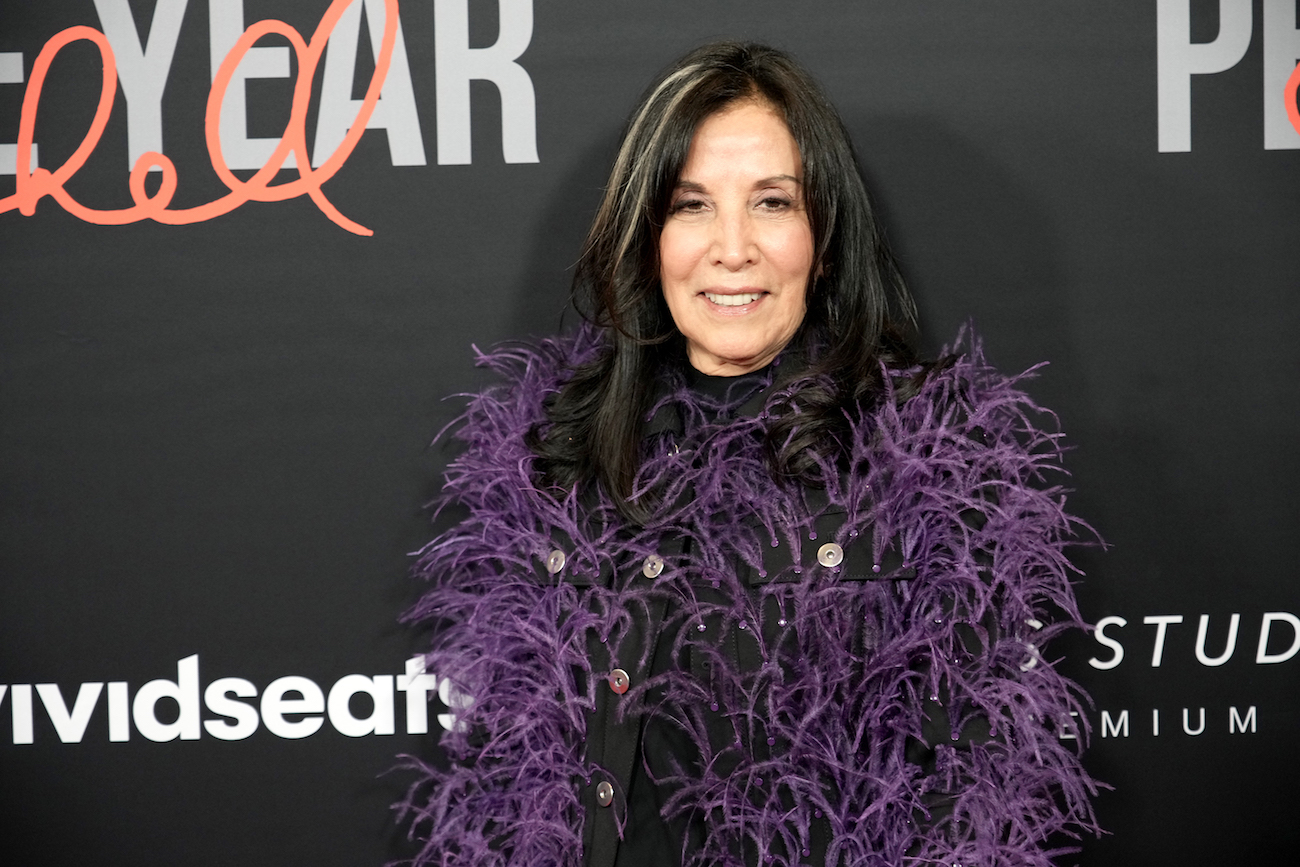 George Harrison's wife Olivia at the MusiCares Person of the Year Honoring Joni Mitchell in 2022.