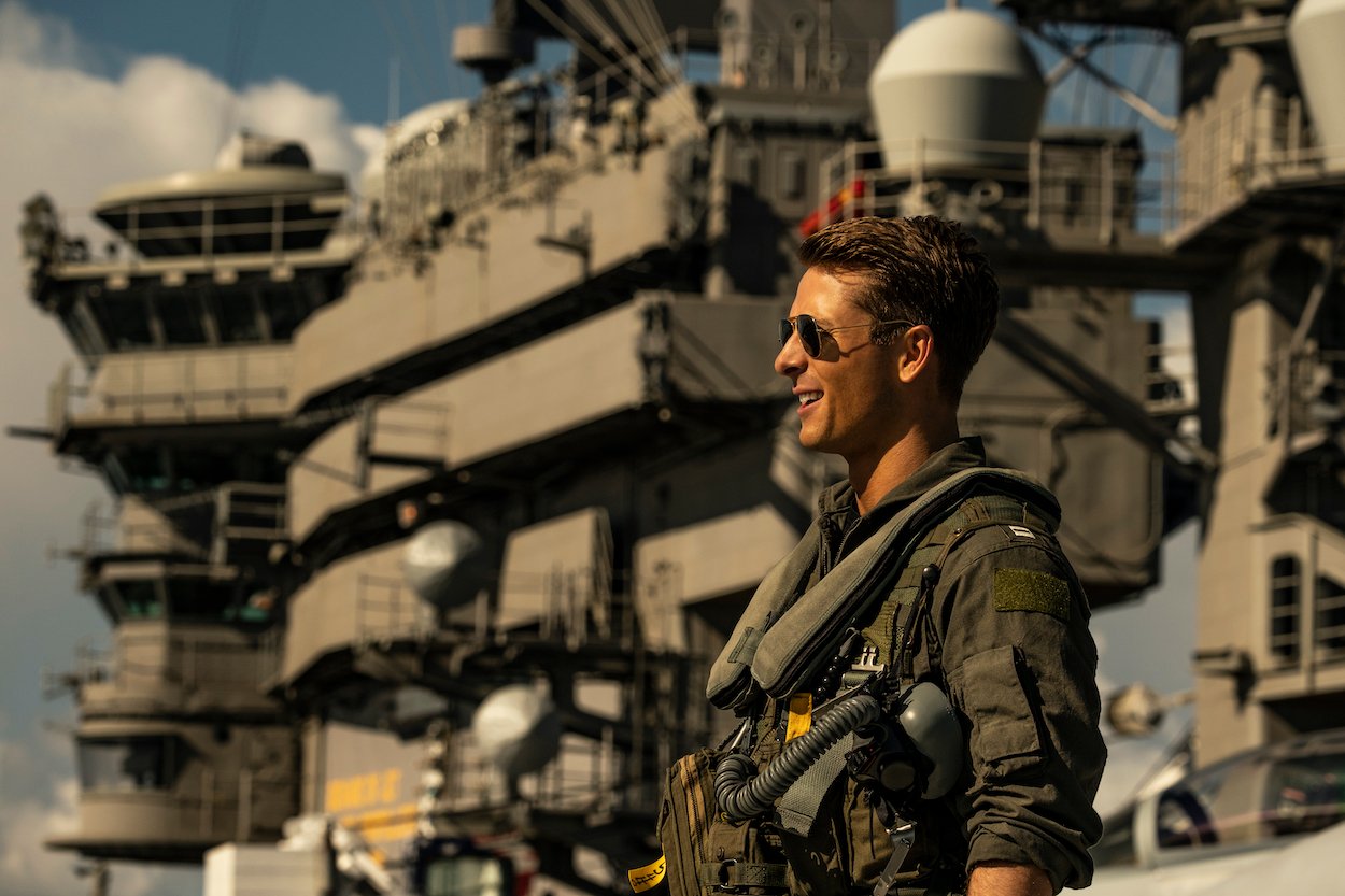 Glen Powell as “Hangman” in 'Top Gun: Maverick.' Powell tweeted a funny and good-natured message soon after he lost the 'Maverick' role he was hoping for.