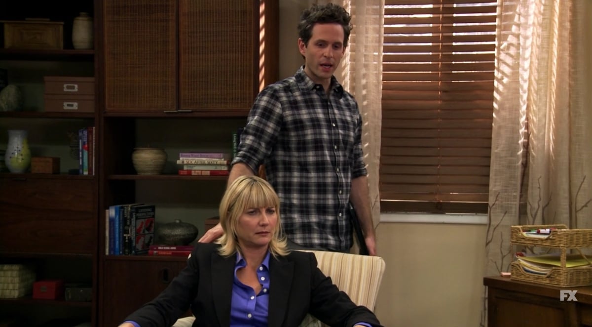 Glenn Howerton plays his character Dennis Reynolds on 'It's Always Sunny in Philadelphia' in the episode, 'The Gang Gets Analyzed' on FX.