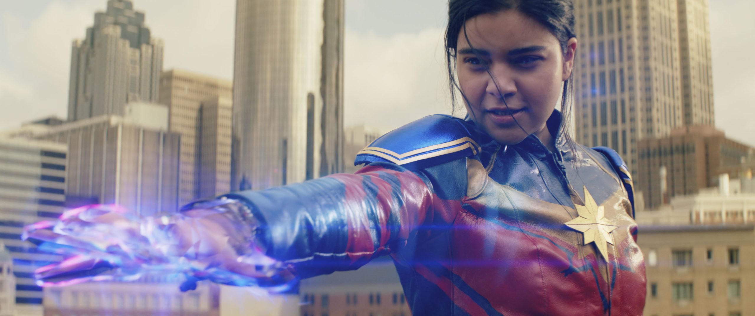 Iman Vellani plays the latest Avenger, Kamala Khan/ Ms. Marvel in Ms. Marvel on Disney+