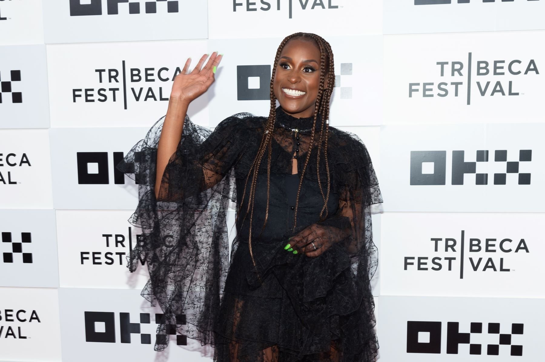 Issa Rae attending the premiere of 'Vengeance' at the 2022 Tribeca Festival at BMCC Tribeca PAC in New York City