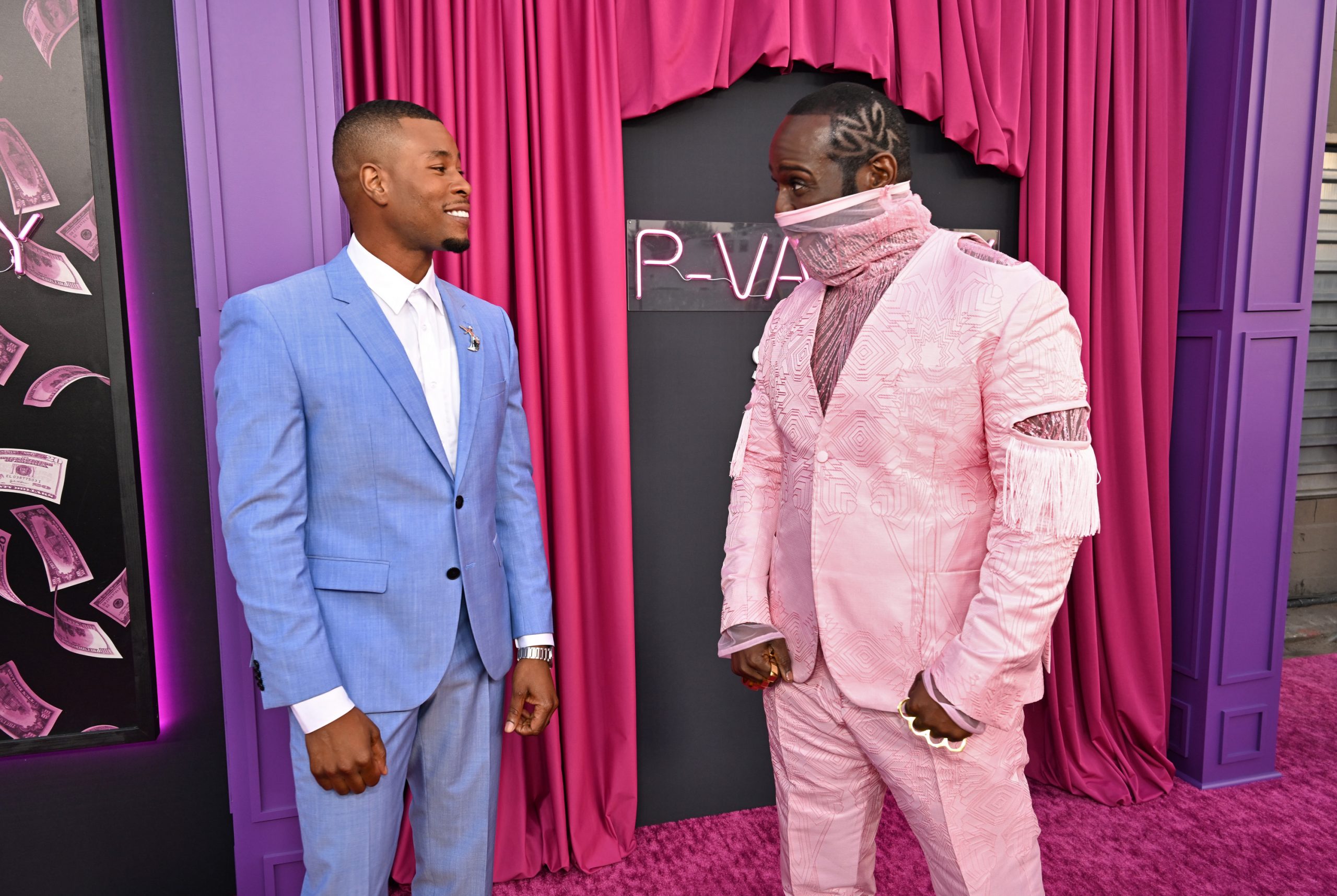 J. Alphonse Nicholson and Nicco Annan attend STARZ's "P-Valley" Season 2 Premiere