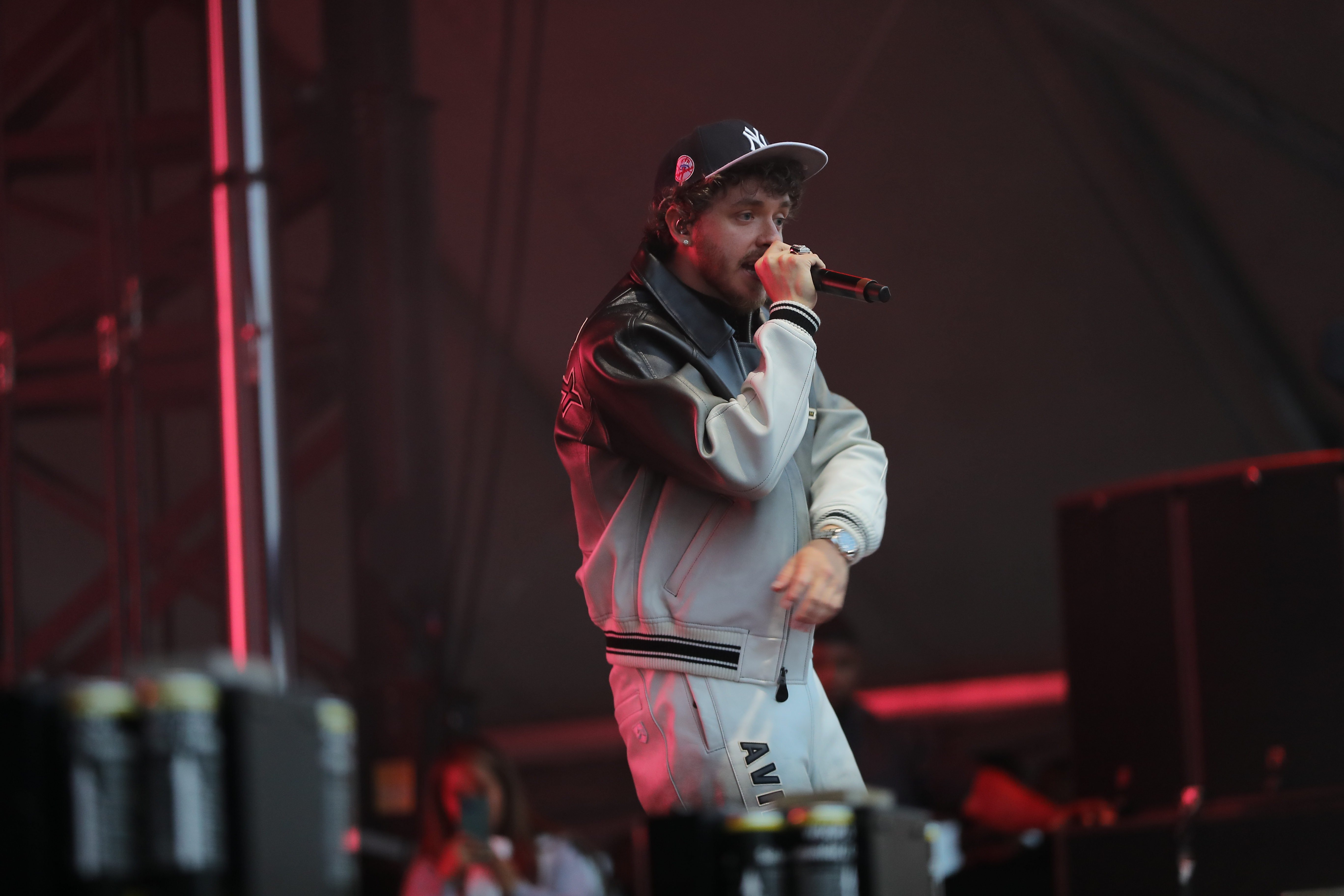 Jack Harlow performs on stage at Governors Ball 2022 at Citi Field