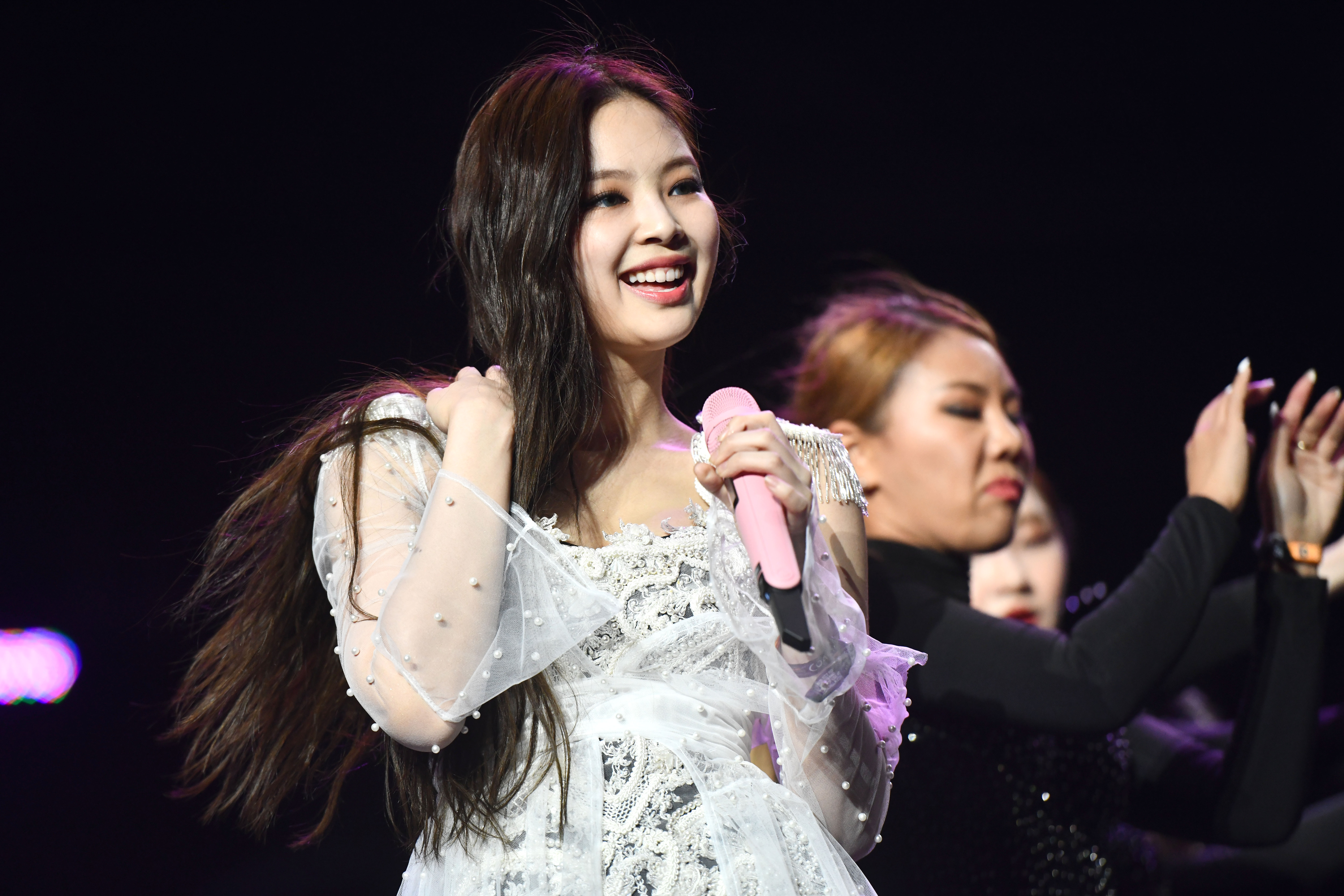 Singer Jennie Kim of BLACKPINK performs onstage during the 2019 Coachella Valley Music and Arts Festival