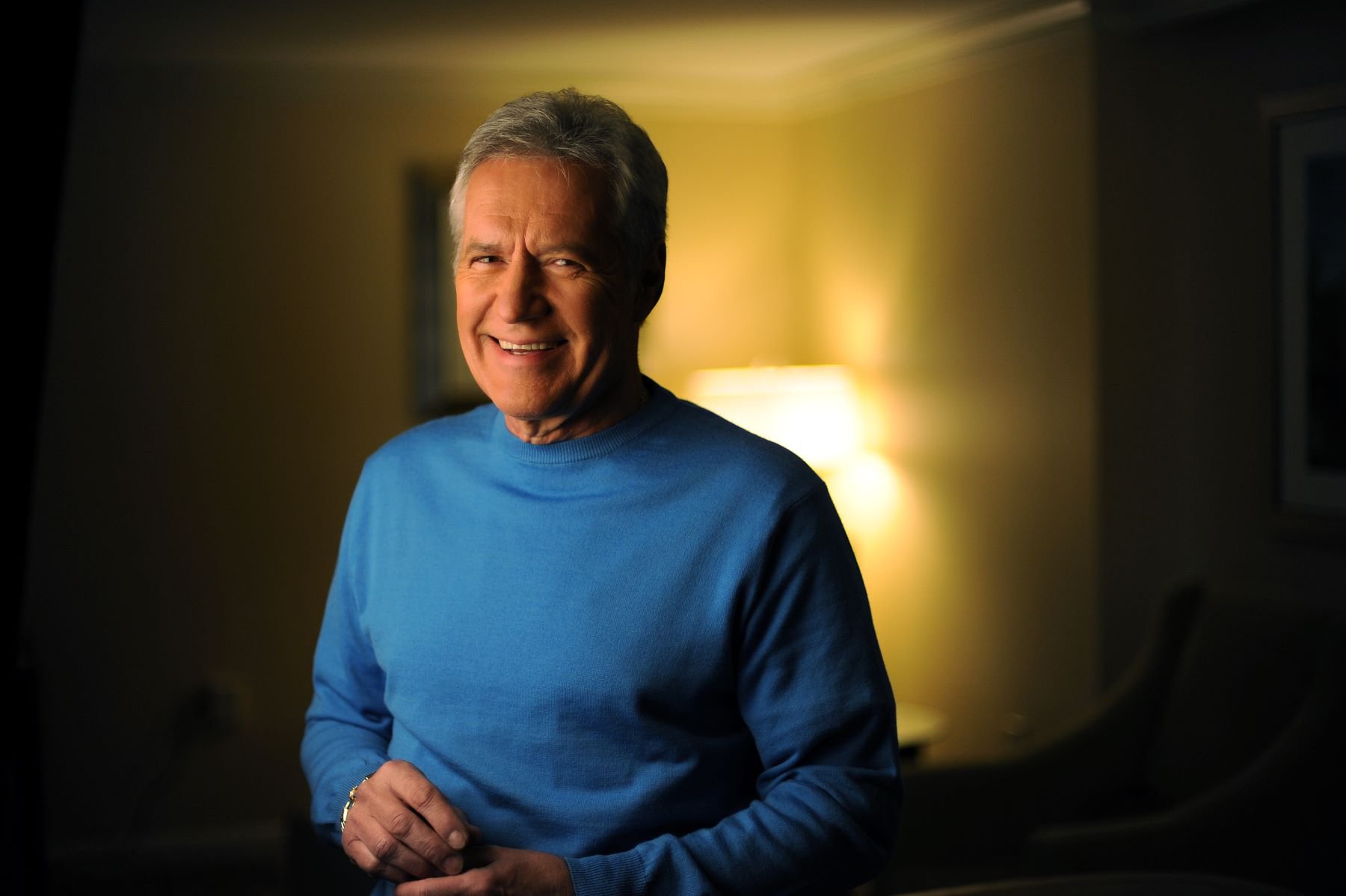 Former 'Jeopardy' host Alex Trebek seen in Washington D.C. for a piece for the Washington Post