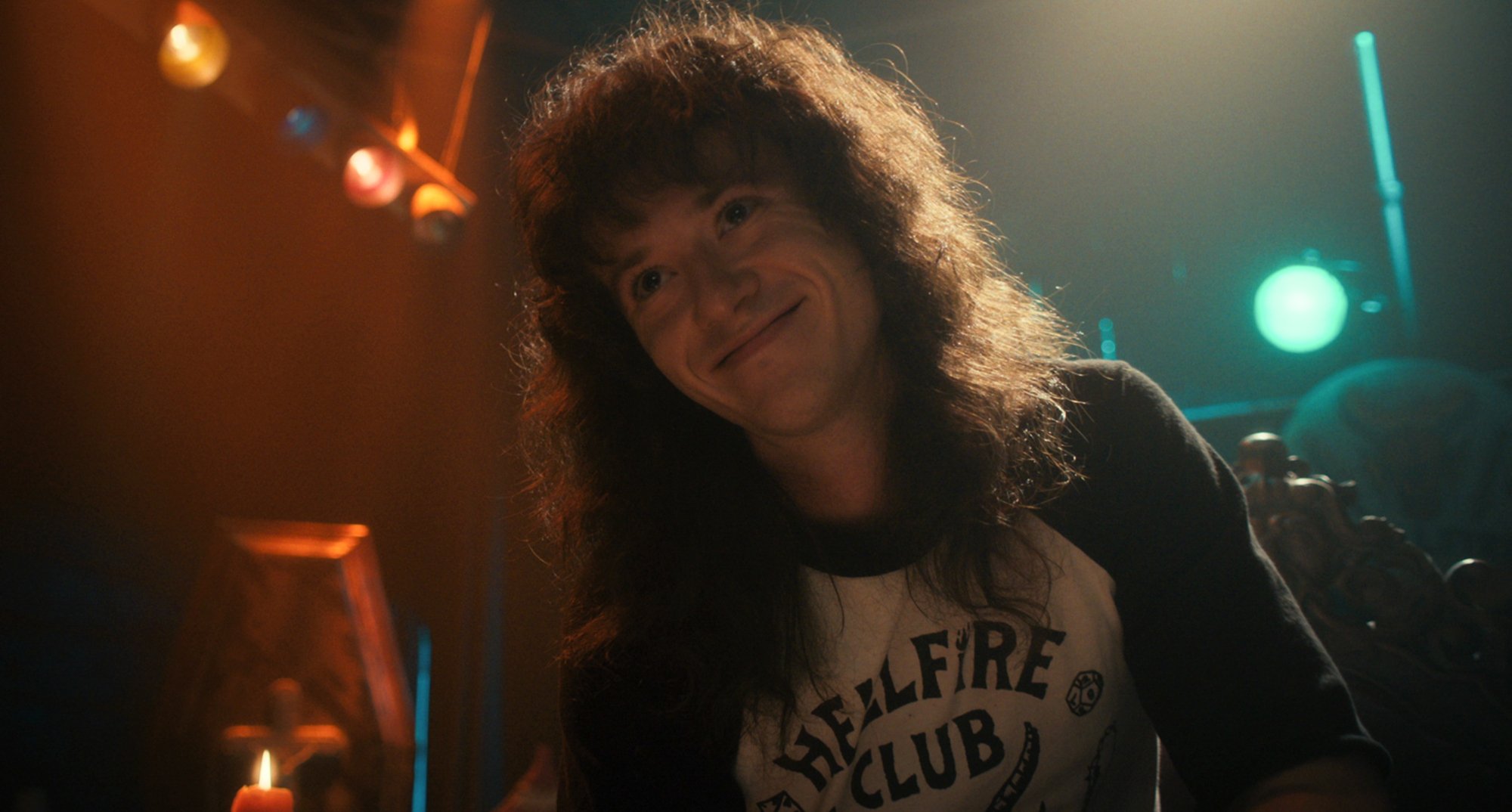 Joseph Quinn as Eddie in 'Stanger Things 4' and is possible death in Volume 2.