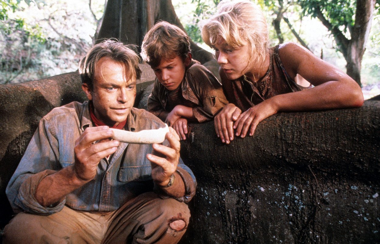 Sam Neill (from left), Joseph Mazzello, and Ariana Richards in 'Jurassic Park.' 'Jurassic World Dominion' brings back several actors and characters from the original, but Mazzello and Richards aren't among them.