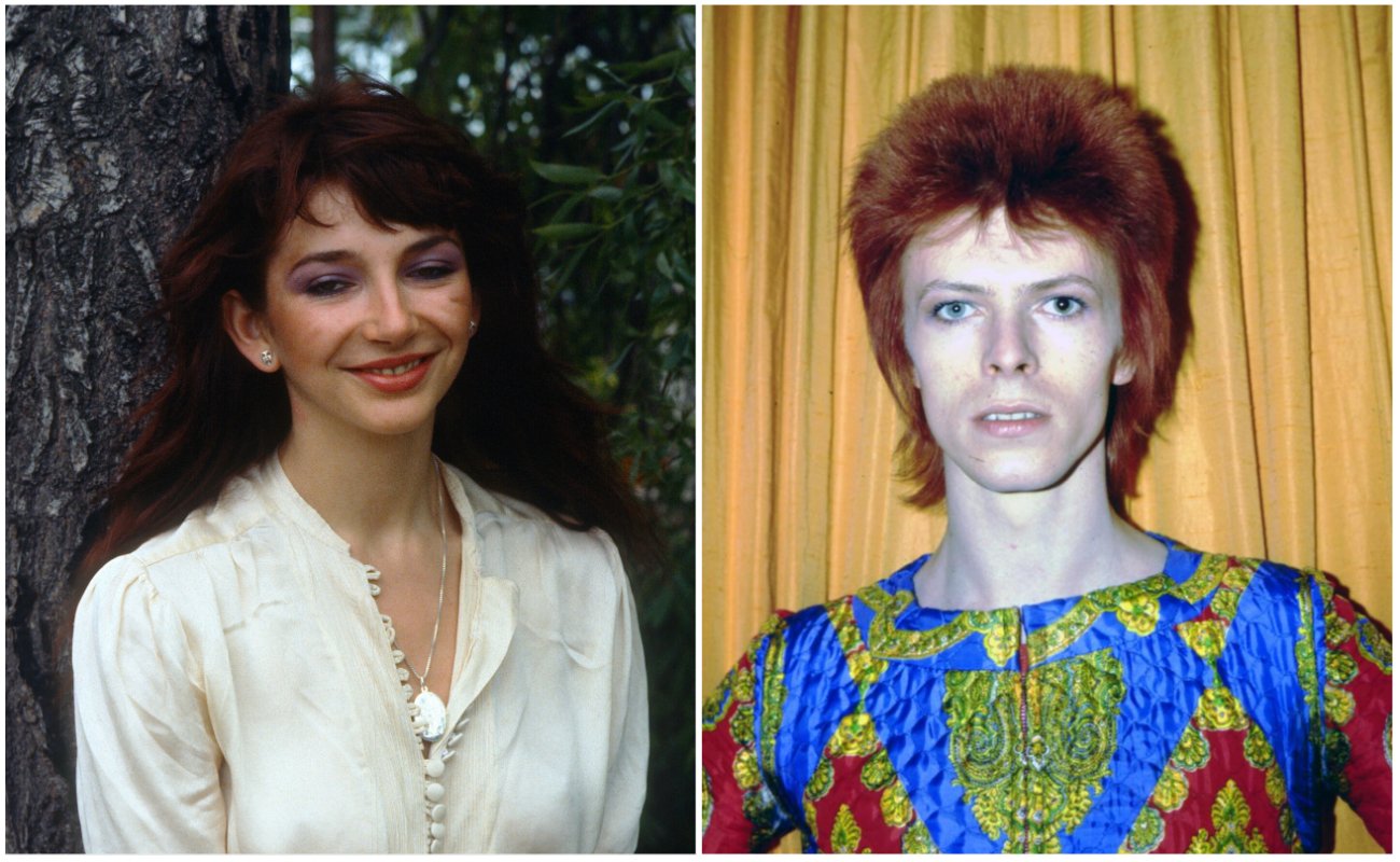 Kate Bush and David Bowie.