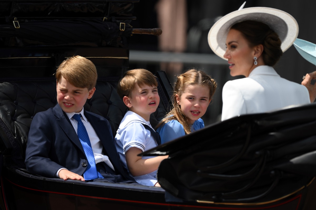 Why Prince William Wasn't with Kate Middleton as Prince George, Princess Charlotte, and Prince Louis Made Their Trooping the Colour Carriage Debut