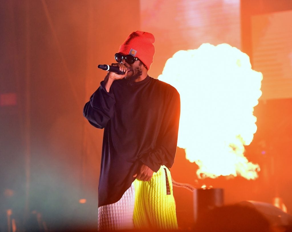 Kendrick Lamar tritt während des Tycoon Music Festival 2019 auf