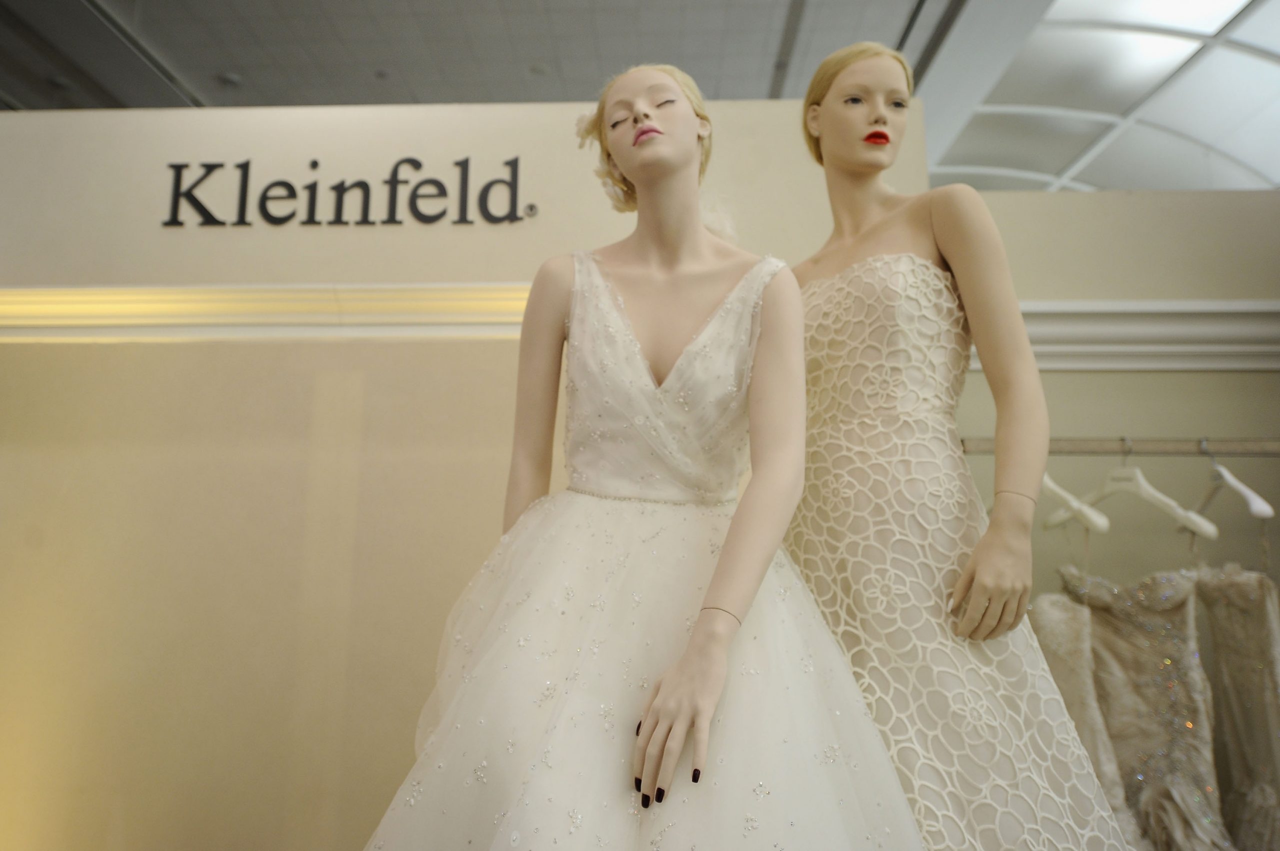 A view of Kleinfeld Bridal's first ever digital sample sale in their Manhattan store at Kleinfeld on January 12, 2015 Kleinfeld Bridal is the focus of TLC's 'Say Yes to the Dress'