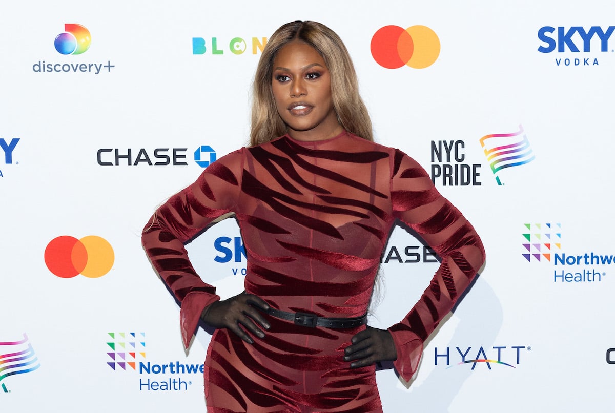 Executive Producer Laverne Cox attends at pride event at the 2022 Tribeca Festival
