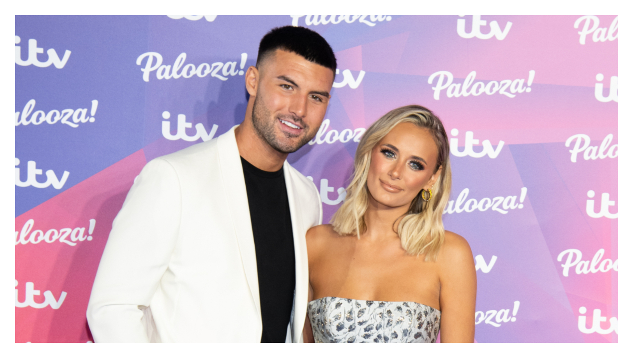 Liam Reardon and Millie Court standing at the ITV Palooza