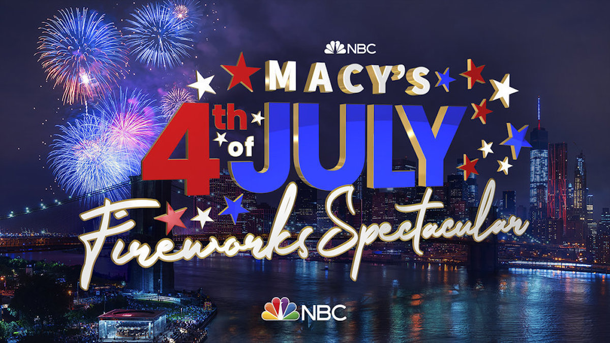 Logo for the 2022 Macy's 4th of July Fireworks Spectacular on NBC