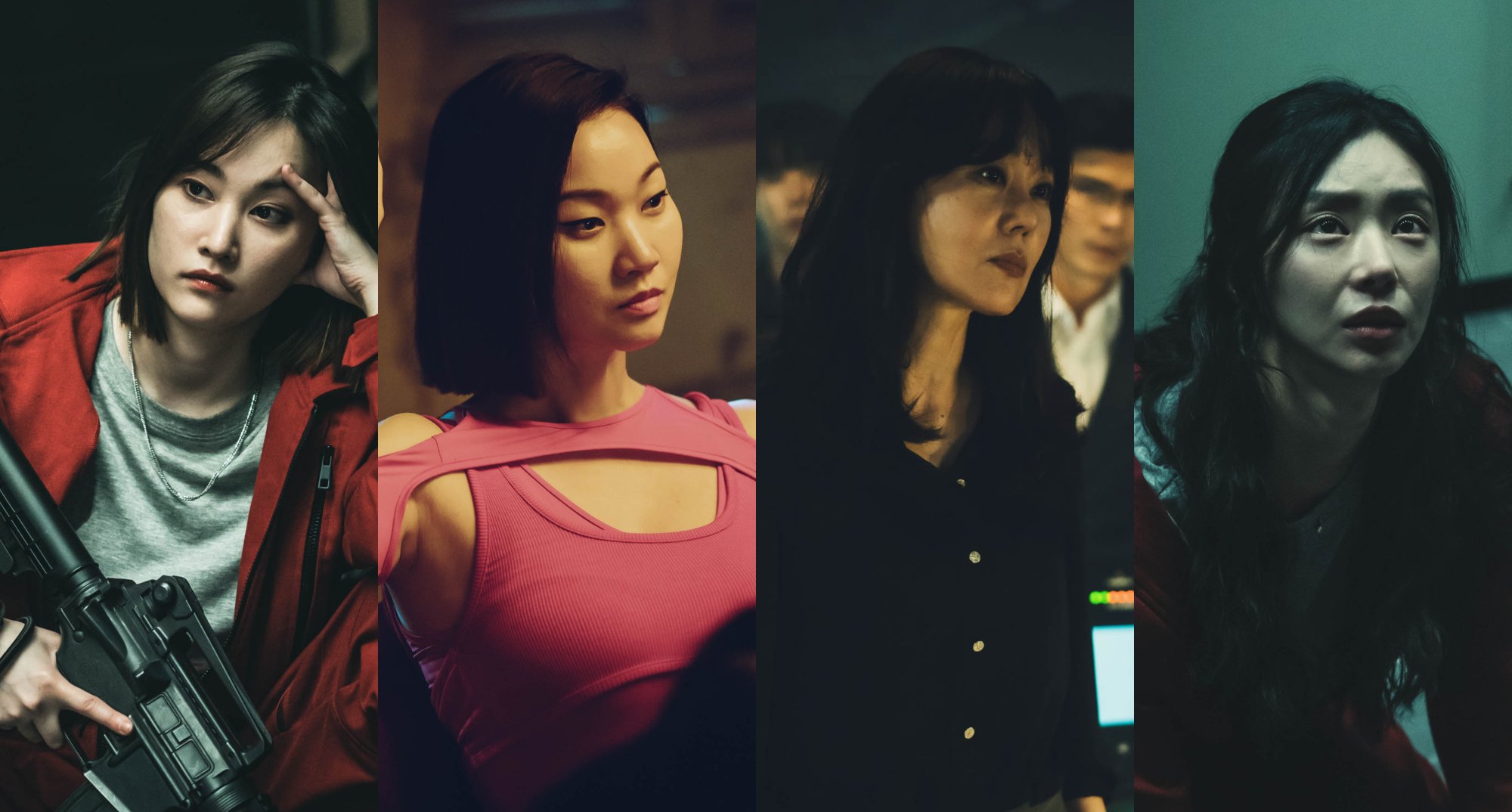 Main female cast of 'Money Heist Korea'