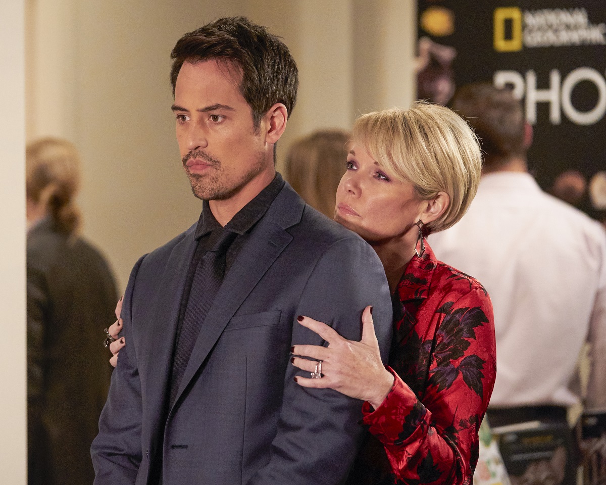 'General Hospital' actors Marcus Coloma and Maura West as their characters Nikolas Cassadine and Ava Jerome.