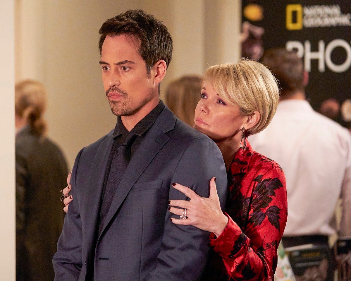 'General Hospital' actors Marcus Coloma and Maura West as their characters Nikolas Cassadine and Ava Jerome.