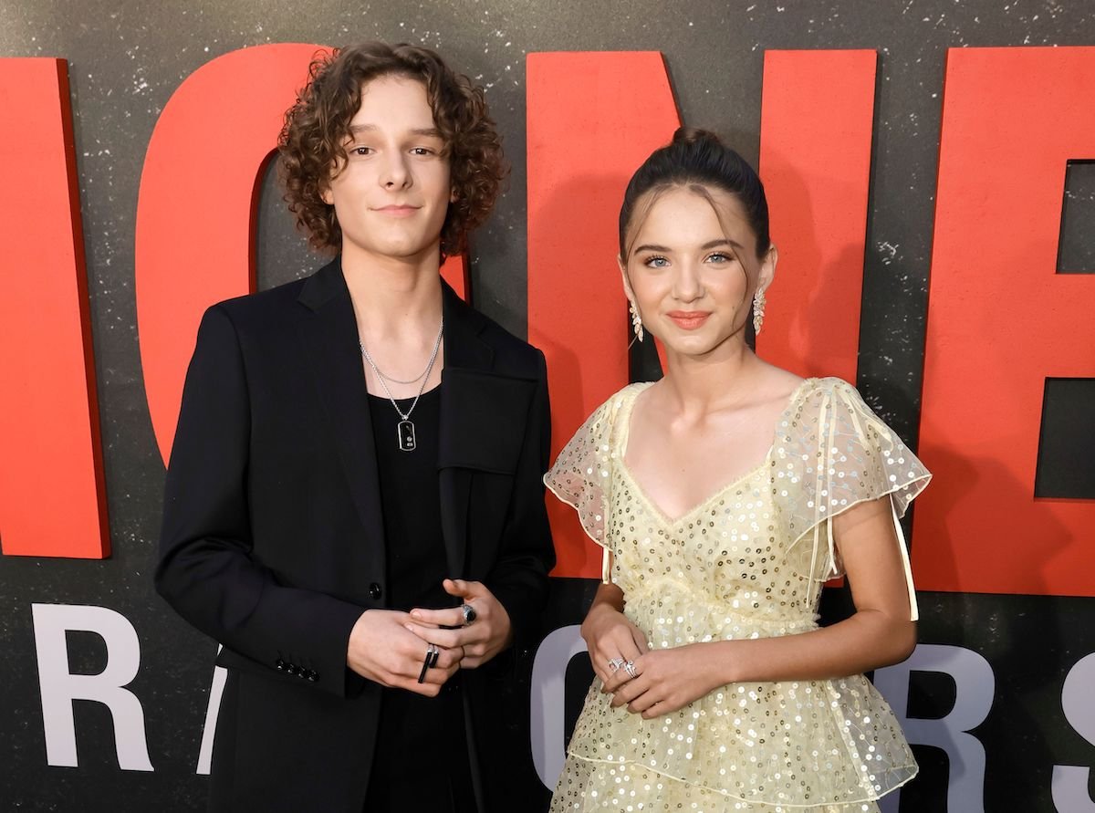 Mason Thames and Madeleine McGraw attend the "The Black Phone" premiere
