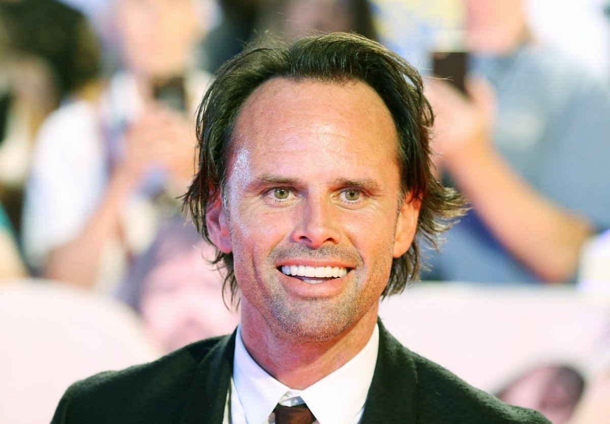 Will Walton Goggins appear in Mayans MC? The actor wears a suit and tie and arrives to the 'Three Christs' premiere.