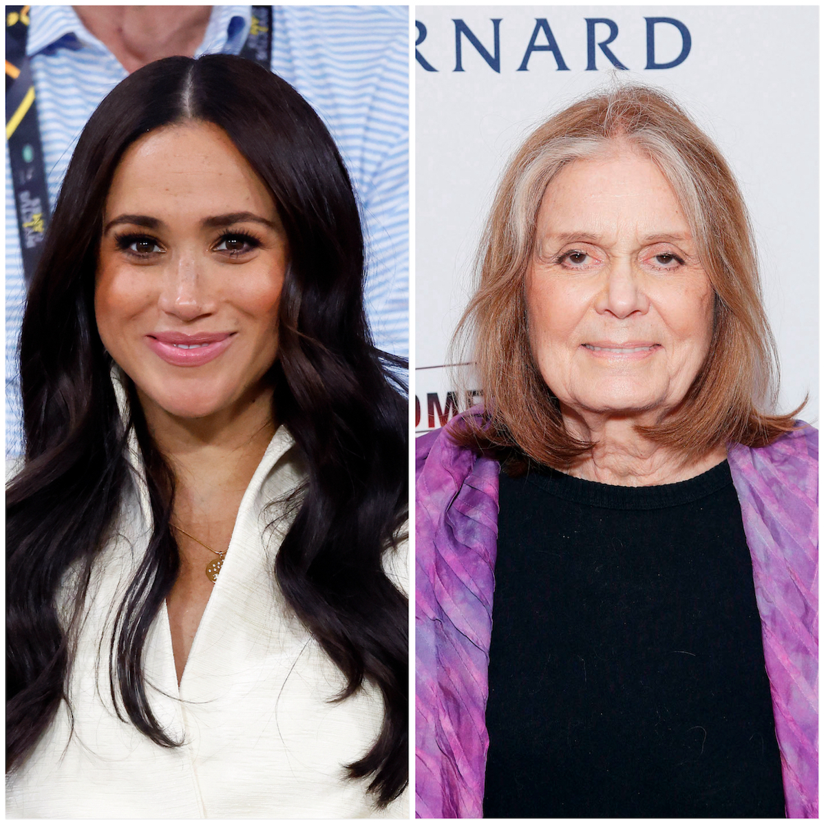 Meghan Markle, who became friends with Gloria Steinem, and Gloria Steinem
