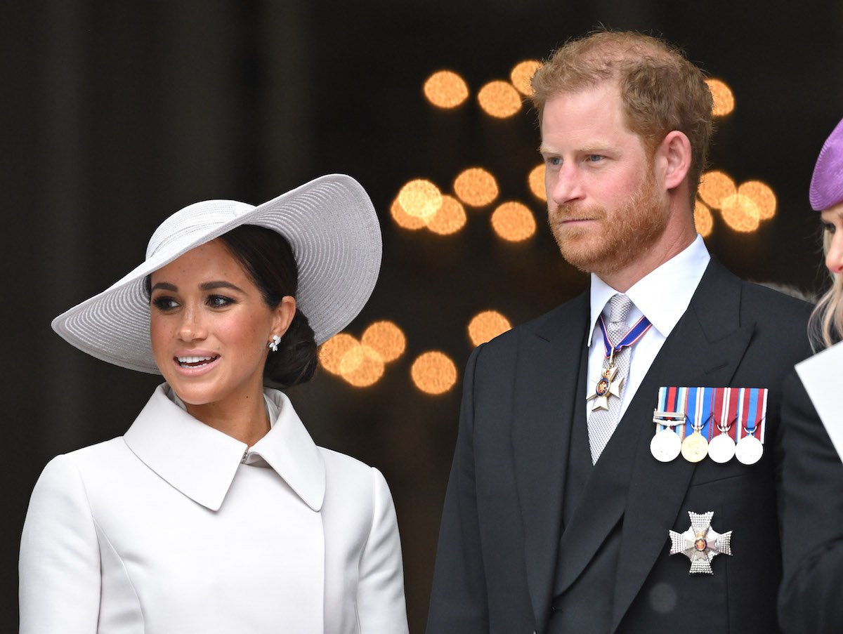 Meghan Markle and Prince Harry look on during Platinum Jubilee weekend and now they're being tested according to a royal commentator.
