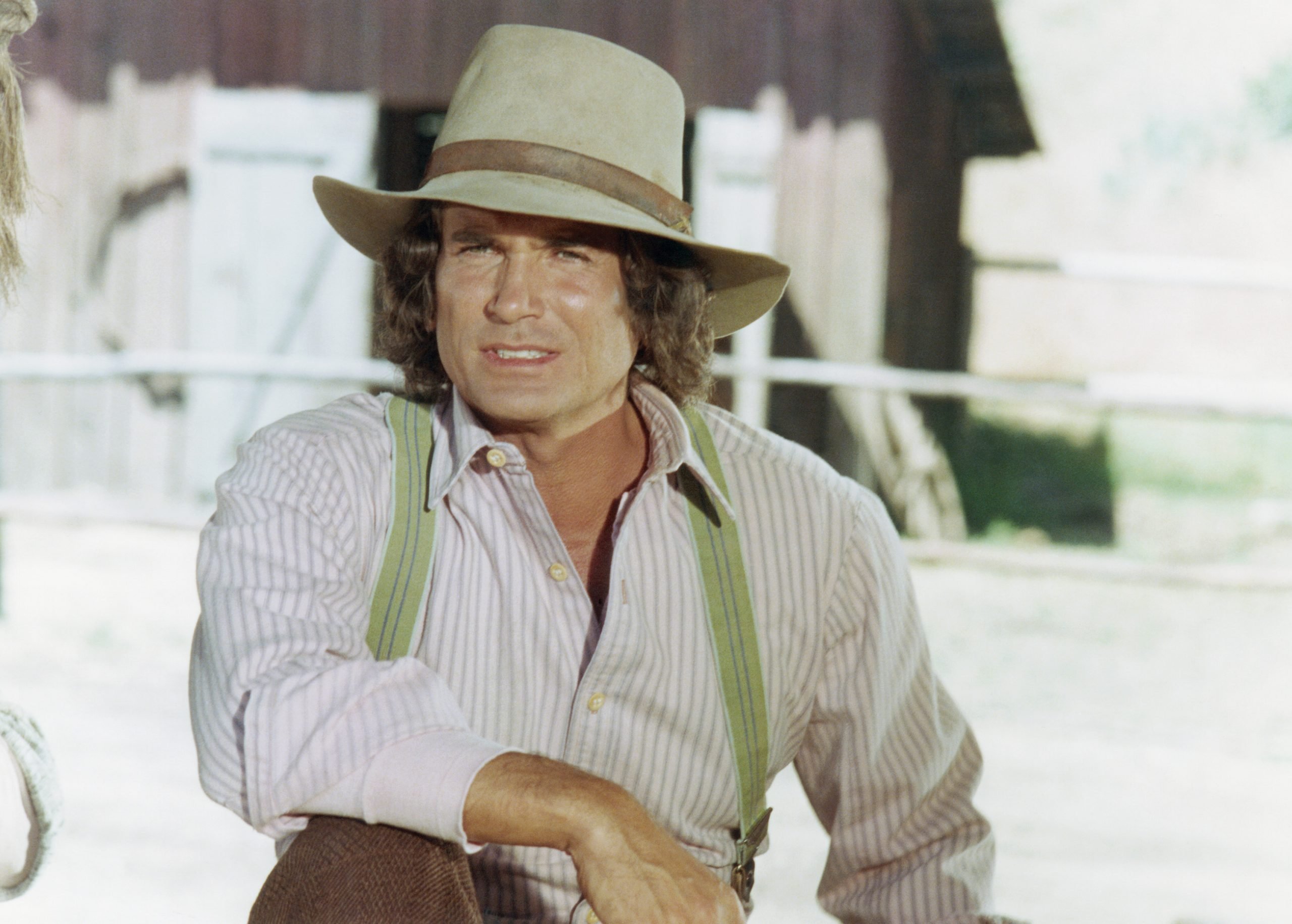 Michael Landon as Charles Ingalls on Little House on the Prairie