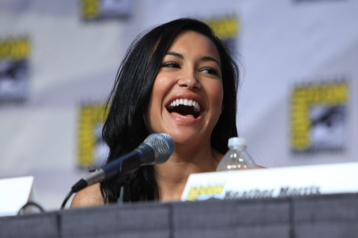 Naya Rivera attends the "Glee" panel on day 4 of Comic-Con International in 2010