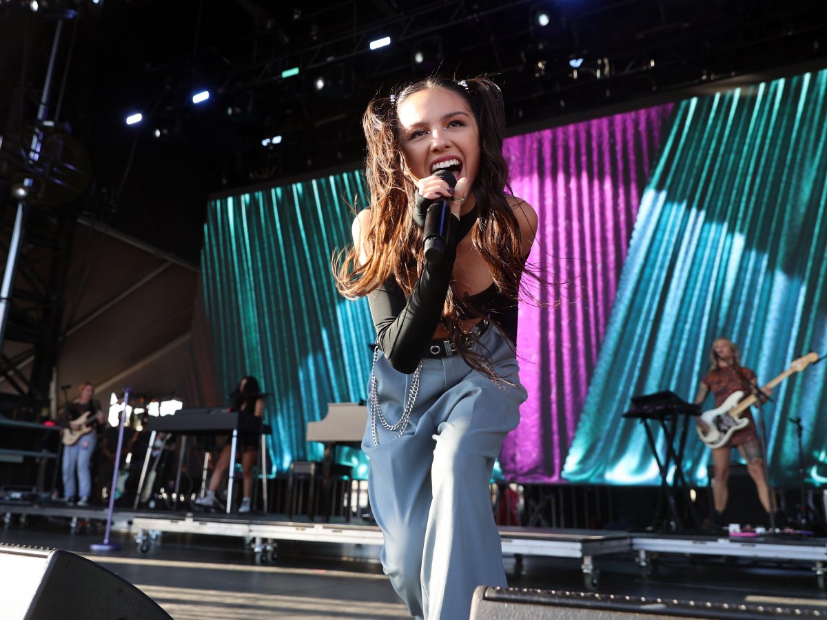 Olivia Rodrigo performs on the Daytime Stage at the 2021 iHeartRadio Music Festival
