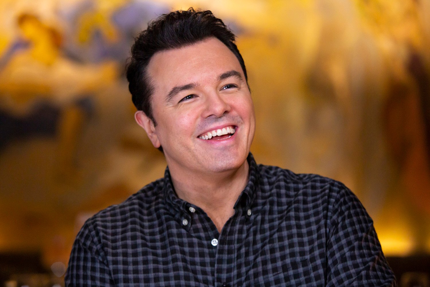 Oscars host Seth MacFarlane smiles and years later reveals he was drunk