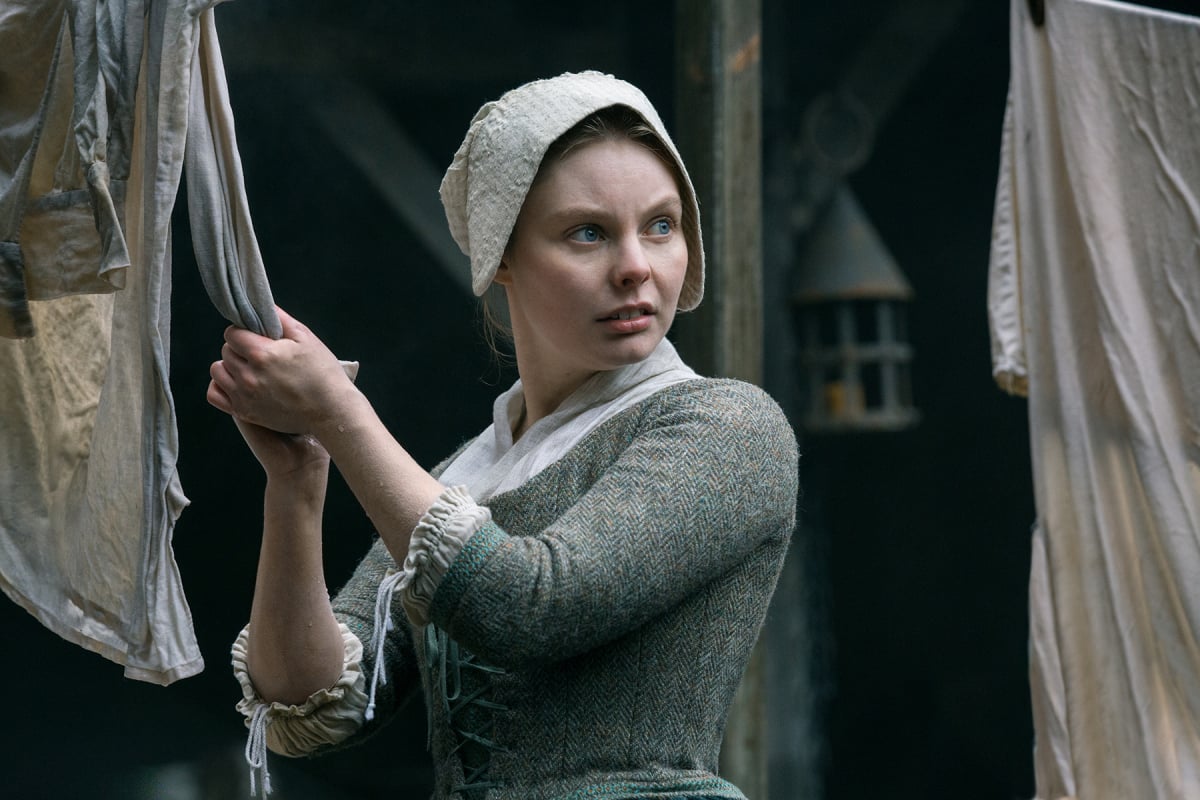Outlander star Nell Hudson portrayed Jamie Fraser’s other wife Laoghaire MacKenzie